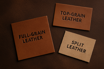Hur du skiljer på full-grain, top-grain och split-läder – vad betyder det för din väska?