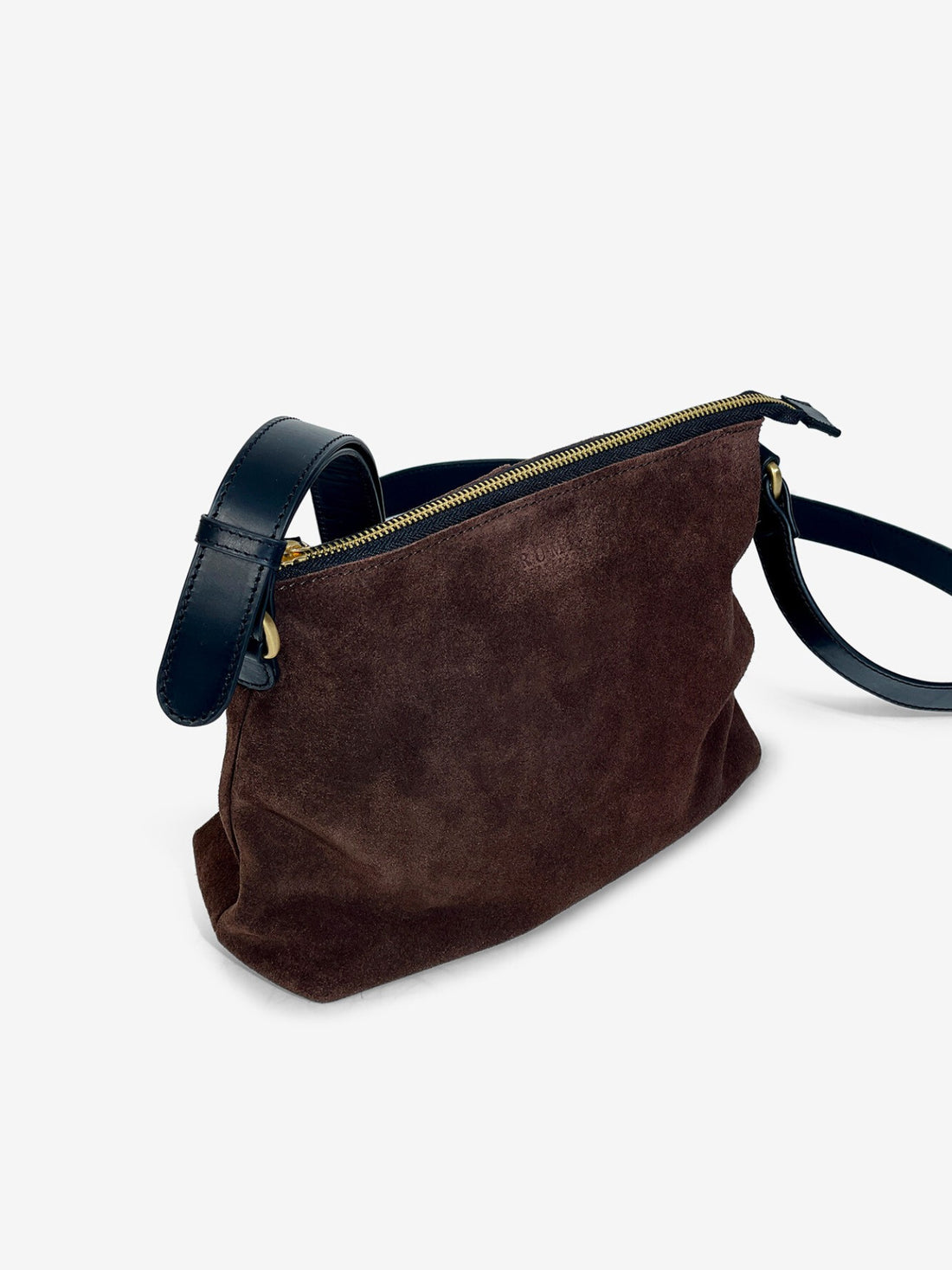 Luna Suede Axelremsväska